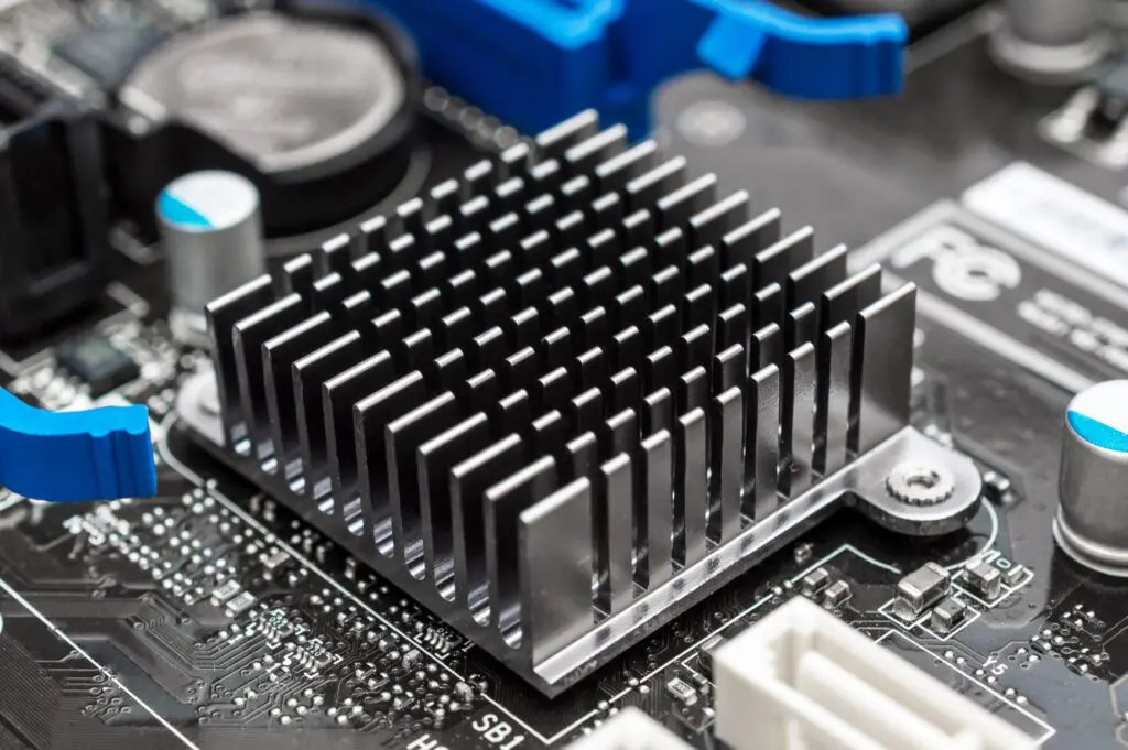 Aluminum component in computer
